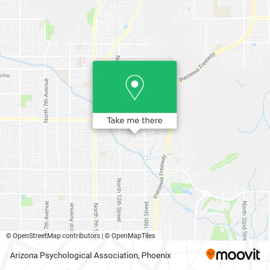 Arizona Psychological Association map