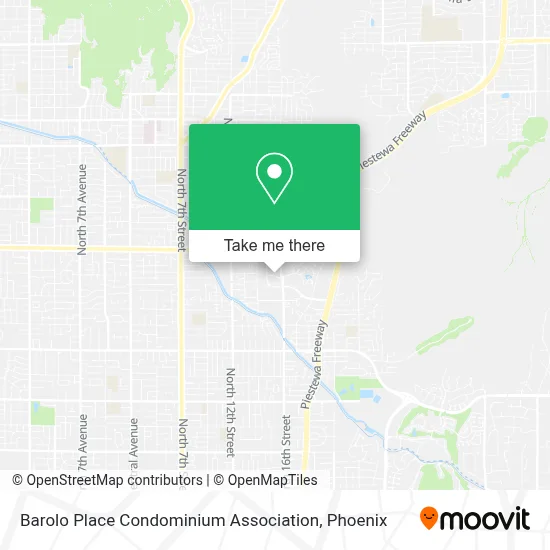 Barolo Place Condominium Association map