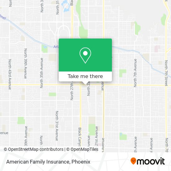 American Family Insurance map