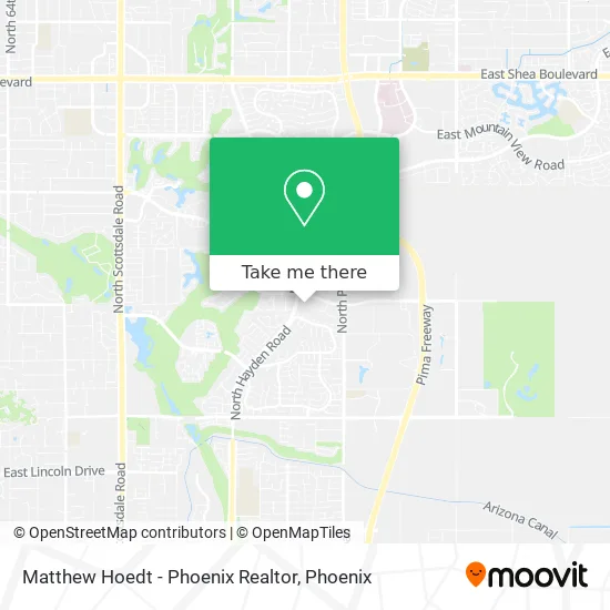 Matthew Hoedt - Phoenix Realtor map