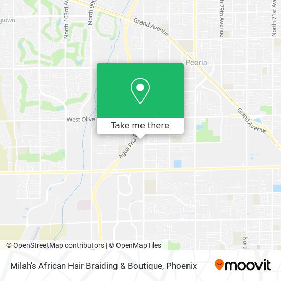 Milah's African Hair Braiding & Boutique map