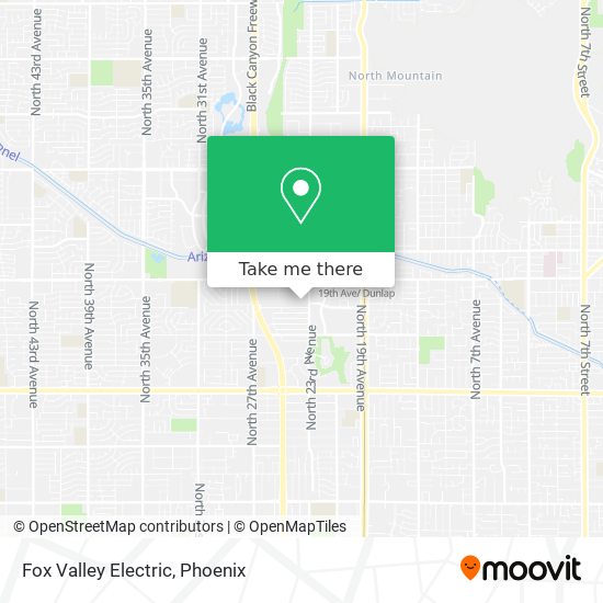 Mapa de Fox Valley Electric