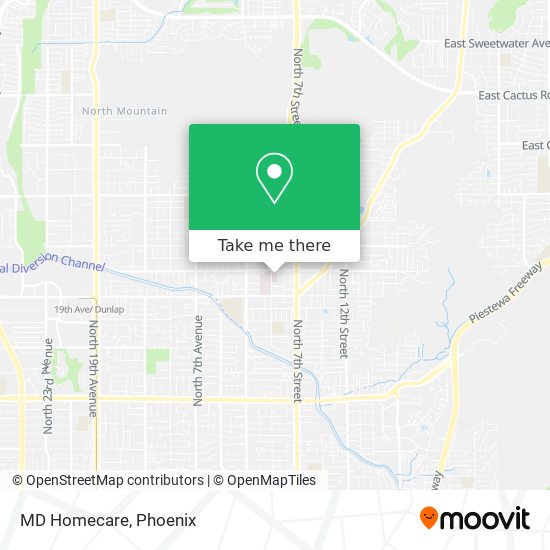 MD Homecare map