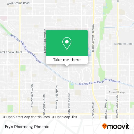 Mapa de Fry's Pharmacy