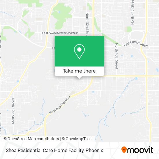 Mapa de Shea Residential Care Home Facility