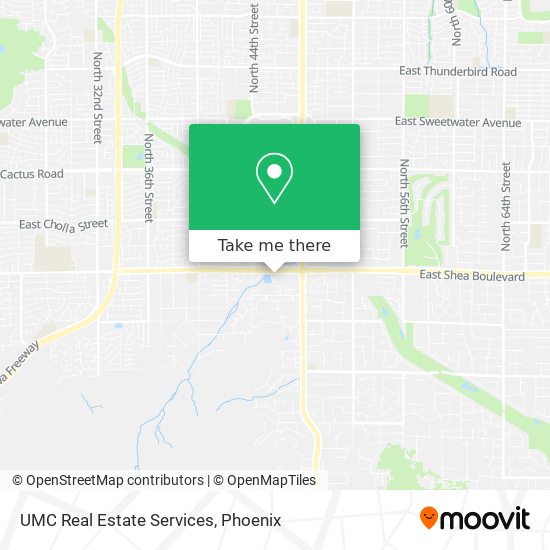 UMC Real Estate Services map