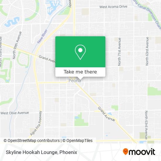 Skyline Hookah Lounge map