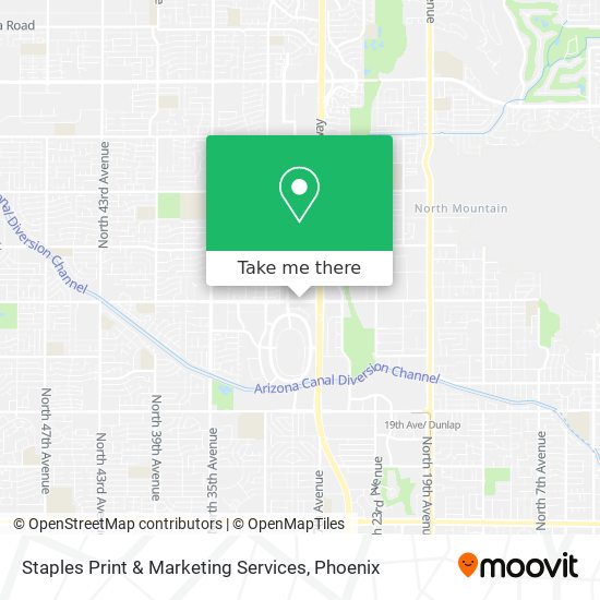 Staples Print & Marketing Services map