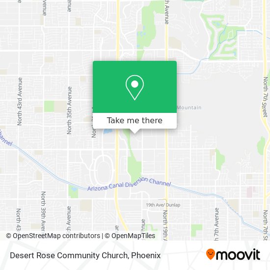 Mapa de Desert Rose Community Church