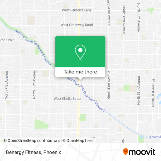 Benergy Fitness map