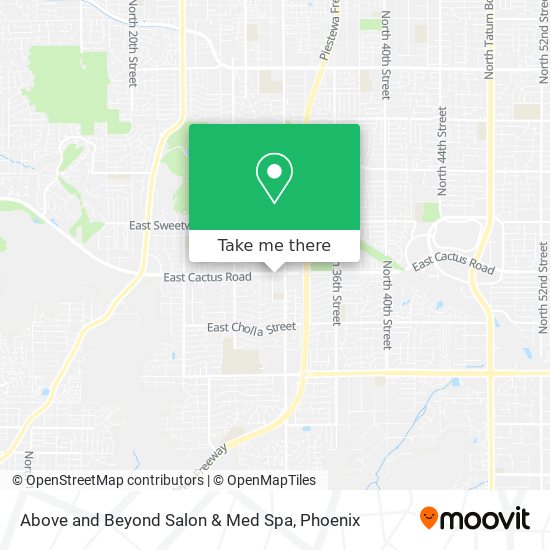 Above and Beyond Salon & Med Spa map