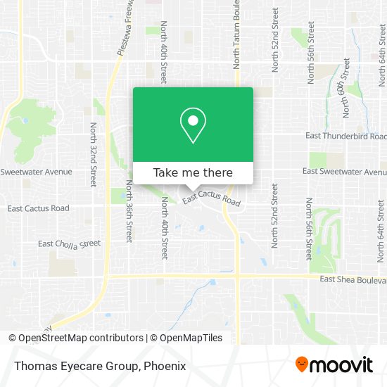 Thomas Eyecare Group map