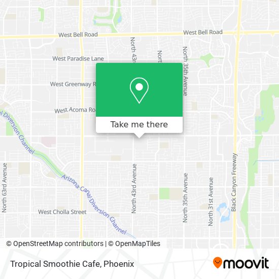 Tropical Smoothie Cafe map