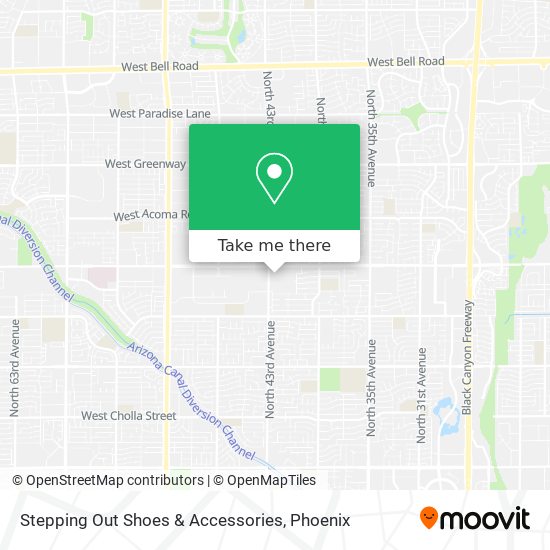 Stepping Out Shoes & Accessories map