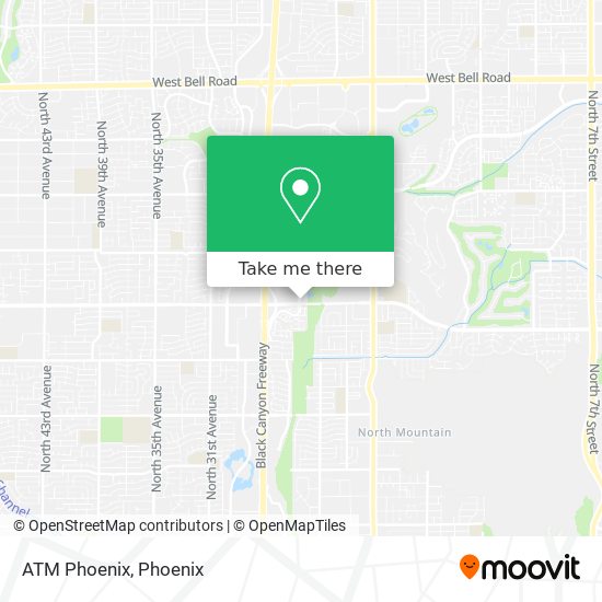 ATM Phoenix map