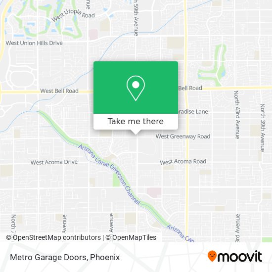 Metro Garage Doors map