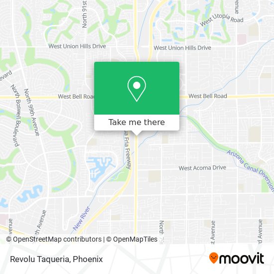 Revolu Taqueria map