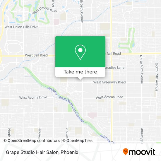 How to get to Grape Studio Hair Salon in Glendale by Bus or Light Rail?