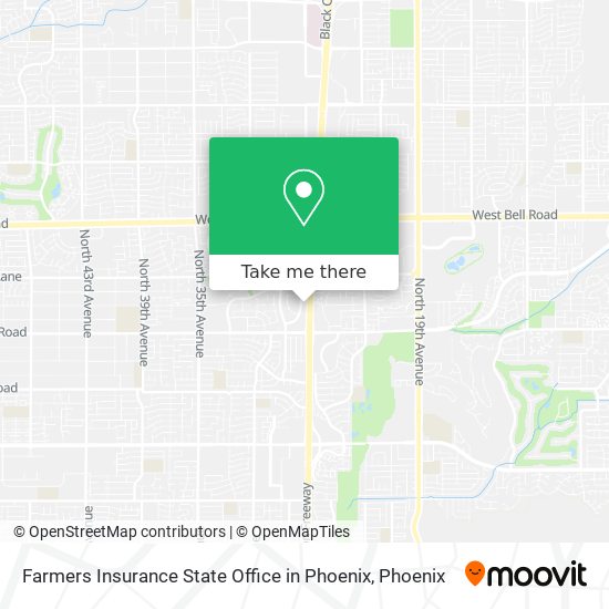 Mapa de Farmers Insurance State Office in Phoenix