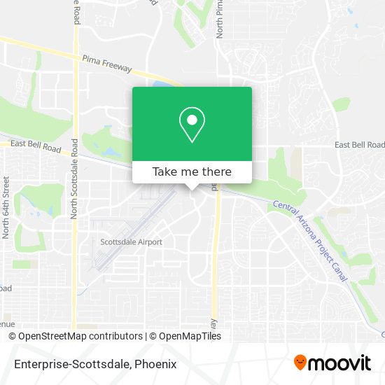 Enterprise-Scottsdale map