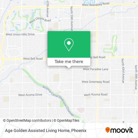 Mapa de Age Golden Assisted Living Home