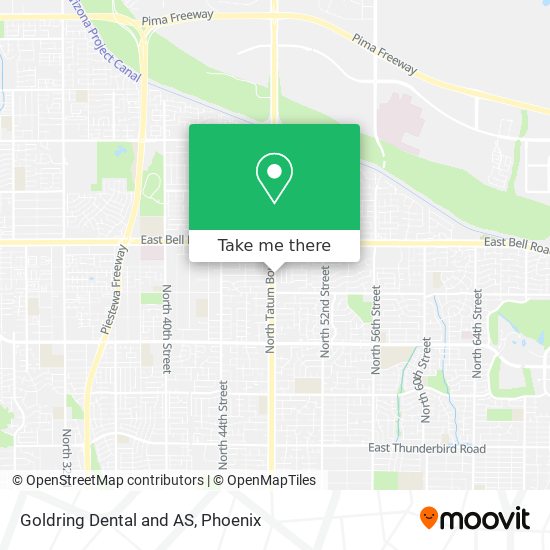 Mapa de Goldring Dental and AS