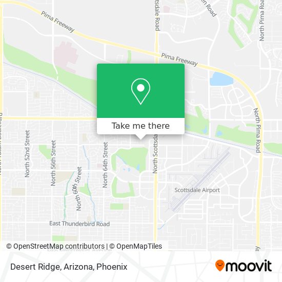 Desert Ridge, Arizona map