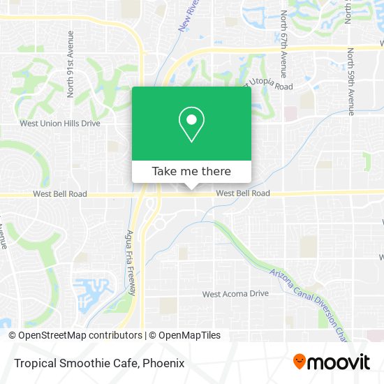 Tropical Smoothie Cafe map