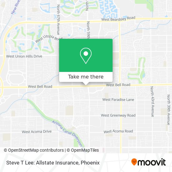 Steve T Lee: Allstate Insurance map