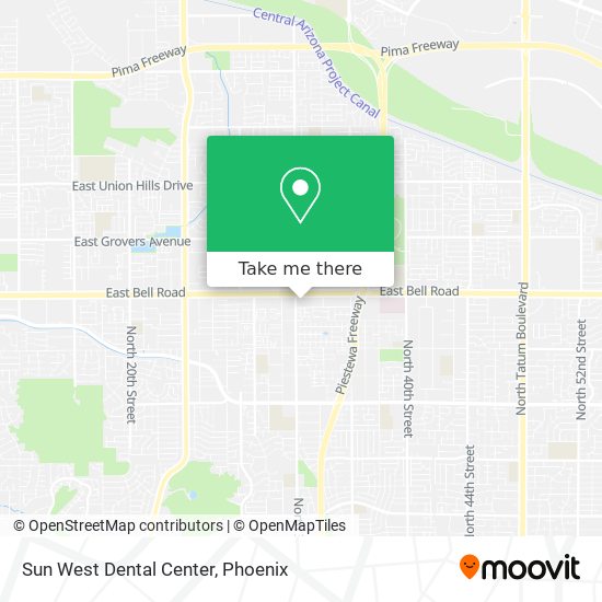 Sun West Dental Center map