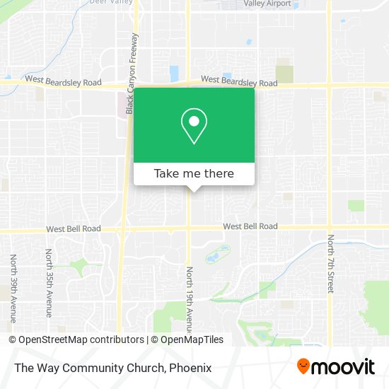 The Way Community Church map