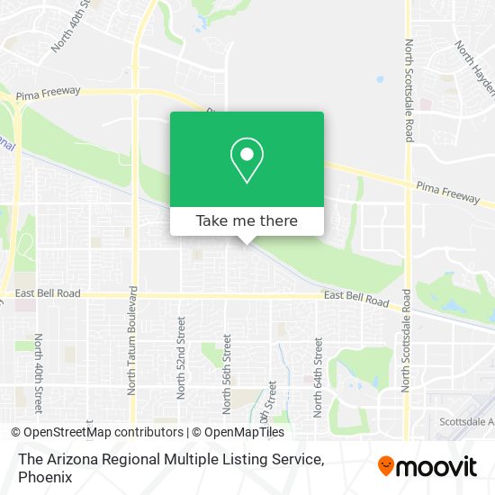 The Arizona Regional Multiple Listing Service map