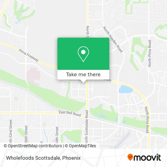 Wholefoods Scottsdale map