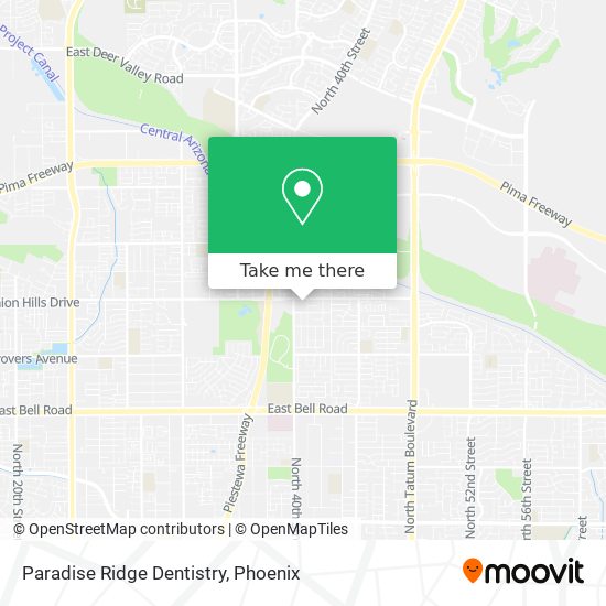 Paradise Ridge Dentistry map