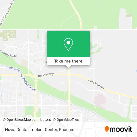 Nuvia Dental Implant Center map