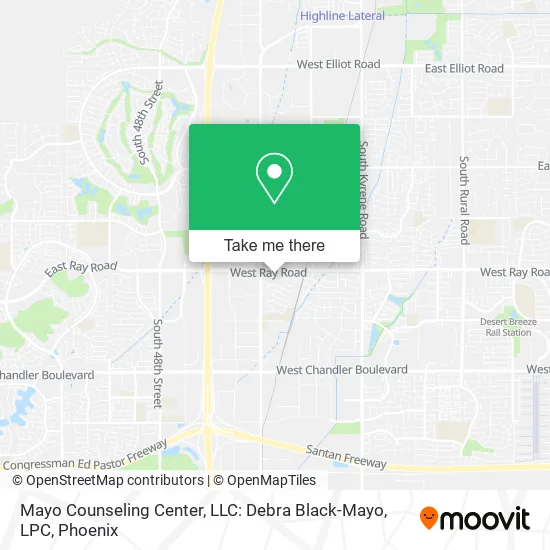 Mayo Counseling Center, LLC: Debra Black-Mayo, LPC map