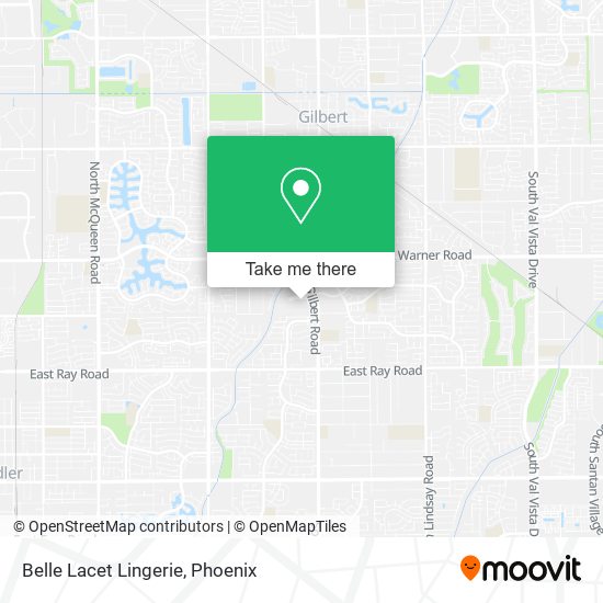 How to get to Belle Lacet Lingerie in Gilbert by Bus?