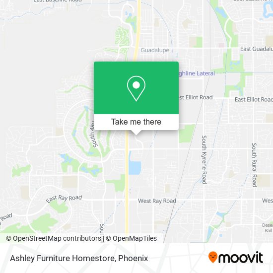 Mapa de Ashley Furniture Homestore