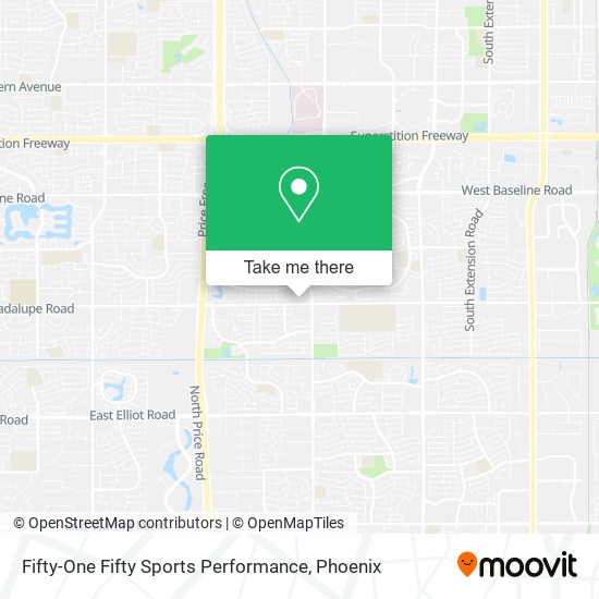 Fifty-One Fifty Sports Performance map