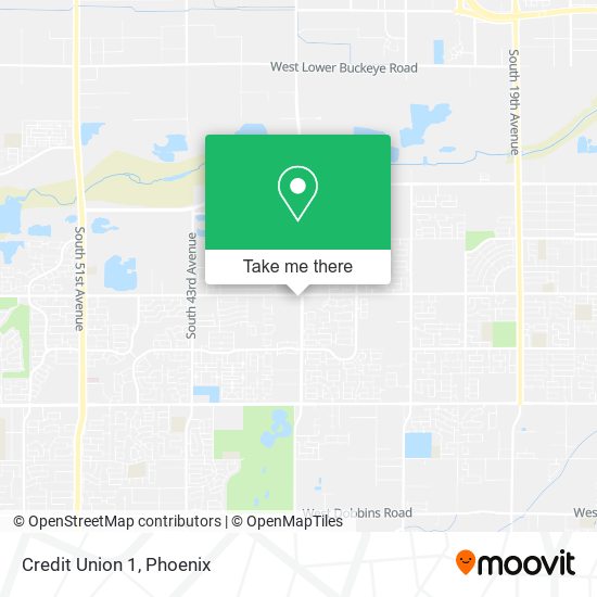 Credit Union 1 map