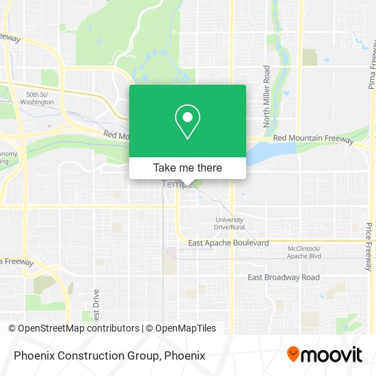 Phoenix Construction Group map