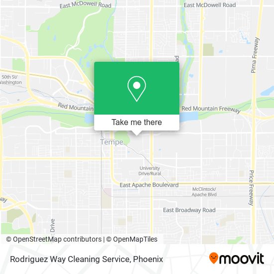 Rodriguez Way Cleaning Service map