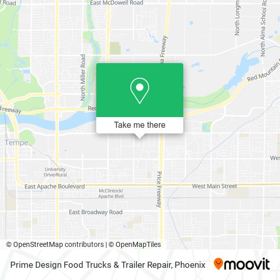 Mapa de Prime Design Food Trucks & Trailer Repair