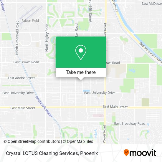 Mapa de Crystal LOTUS Cleaning Services