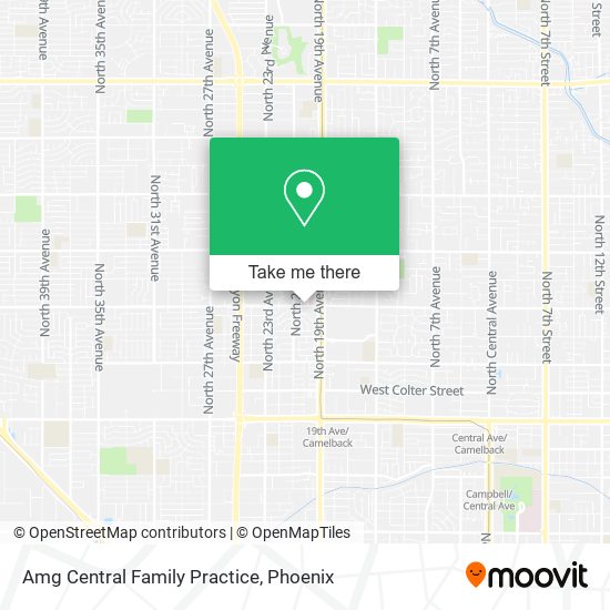 Amg Central Family Practice map