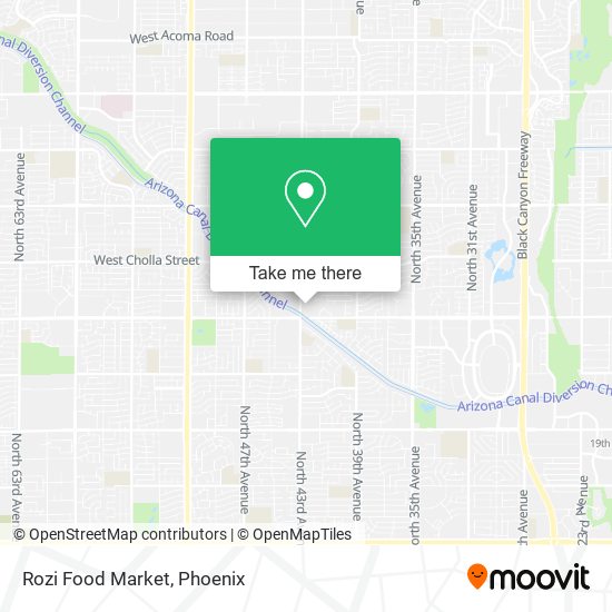 Rozi Food Market map