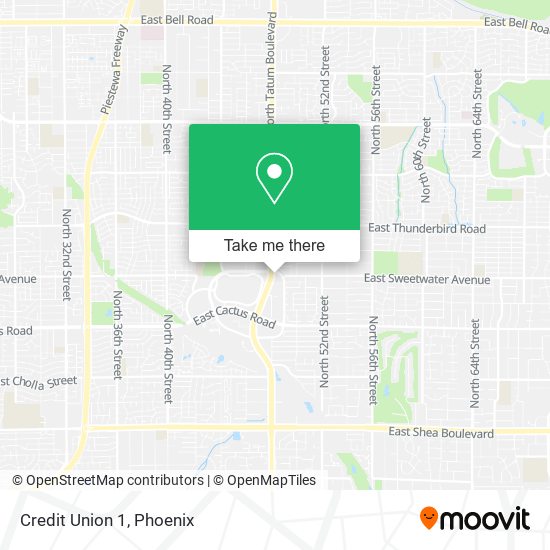 Credit Union 1 map