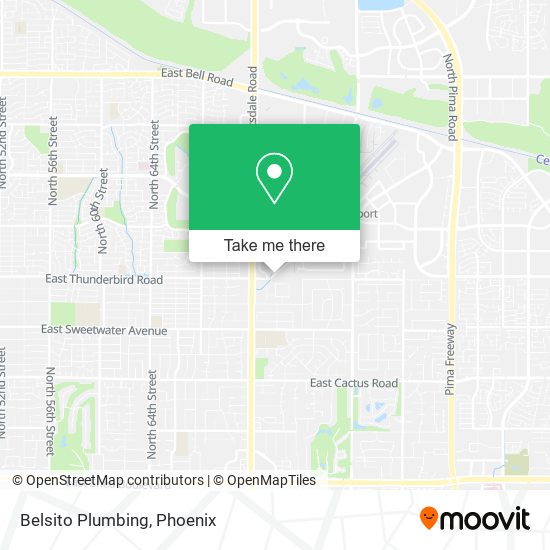 Mapa de Belsito Plumbing