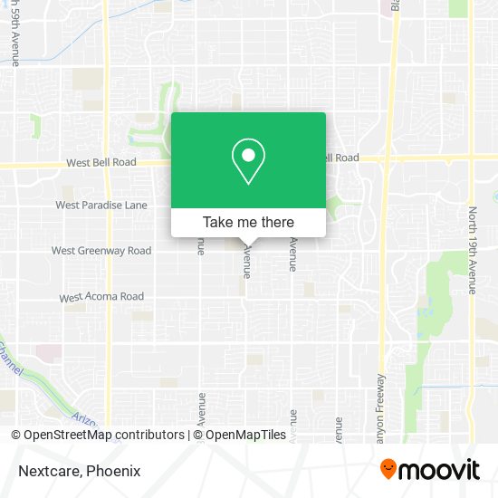 Nextcare map