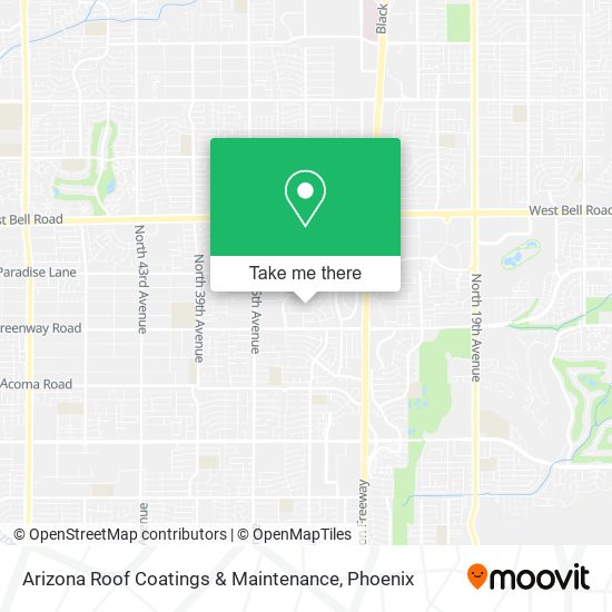 Arizona Roof Coatings & Maintenance map